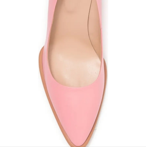 Sale🥳NWT Tods Geniune leather Block Heel Pumps in Baby Pink - Picture 3 of 4